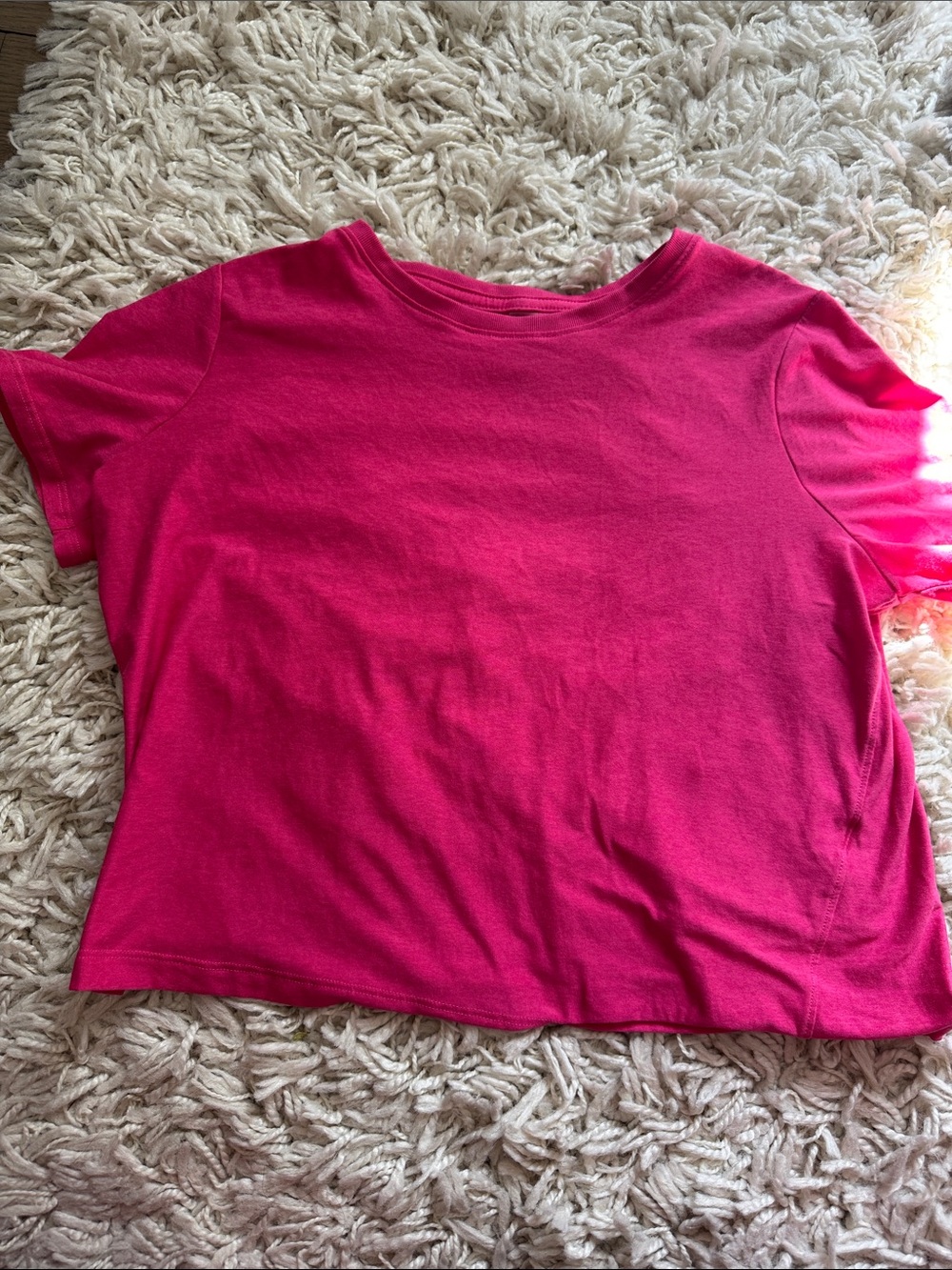 Beyond Yoga Hot Pink Short Sleeve Tee for Kids